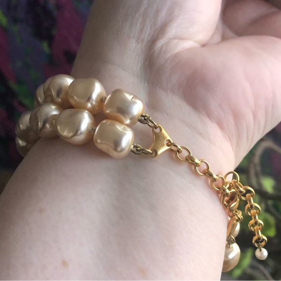 Madewell double strand cream faux pearl bracelet - Picture 6 of 6